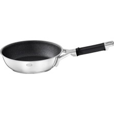Rösle Silence Pro Yapışmaz Kızartma Tavası Proresist 91970 - Paslanmaz Çelik 20 Cm, Indüksiyonlu Ocaklara Uygun, Bulaşık Makinesinde Yıkanabilir