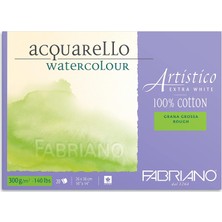 Artistico Extra White 300 Gr. - 26 x 36 Suluboya Kağıdı Blok (Kaba Grenli)