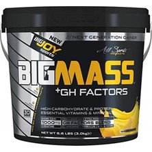 Sports Bigmass Gh Factor Karbonhidrat Tozu, Muz Aromalı, 3000 G