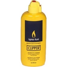 Orjinal Clipper Çakmak Yağı Benzin 80 ml Plastik Cep Boy