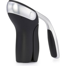 Oxo Steel Dikey Kol Tirbuşon Çıkarılabilir Folyo Kesici, Gümüş