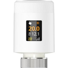 Wifi OLED Ekranlı Termostatik Radyatör Vanası (Tuya, Smart Life Uyumlu) (Trv-04)