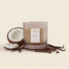 Coffee Biscuit 200 gr Kokulu Cam Mum – Kahve, Şeker ve Vanilya ile Sıcacık Bir Atmosfer
