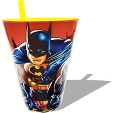 Calke Pipetli Bardak 400ML Batman Tek Ebat
