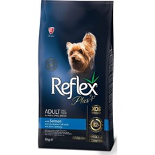 Plus Mini ve Küçük Irklar Için Somonlu Yetişkin Köpek Maması, Hipoalerjenik, 8 kg