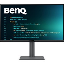 RD270Q 27 Inç 2k 144 Hz Ekran, Nano Mat Panel, Kodlama Modu, Usb-C 65 W, Gece Saati Koruması, Ergonomik Tasarım ve Göz Bakımı Çözümü