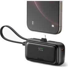 Dahili Kablo ve Lightning Konnektörlü Mini Powerbank