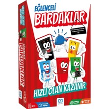 Eğlenceli Bardaklar 3+ Yaş Üzeri Için 2-4 Kişilik Eğitici ve Eğlenceli Aile Kutu Oyunu, SM-CA-OYUN-EGLENCELIBARDAKLAR-5185