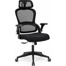 Büro Ofis Sistemleri // Comfort Max Black Ofis Kolduğu Yönetici Koltuğu Çalışma Koltuğu