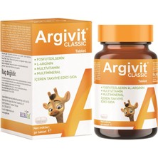 Classic Fosfotidilserin, L Arjinin, Multivitamin ve Multimineral Içeren Tablet 30 Tablet