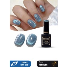 Uv LED Kalıcı Oje Nail Art, 15 Ml, Dynamic Disco Cat Eye, DC08, Çoklu Renk