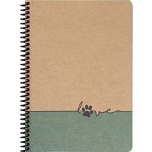 A5 Noktalı Defter Words - Love
