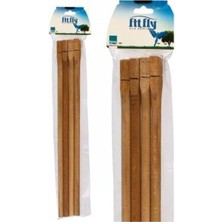Fit Fly Tahta Tünek, 40 Cm, 4'li Set, Kuş Kafesi Aksesuarı EVCIL322