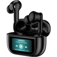 Zcwatch E0325 Pro Aı Canlı Çeviri Kulaklık, Anc/enc 4 Mikrofon 470 Mah LCD Dokunmatik Ekran (Siyah)