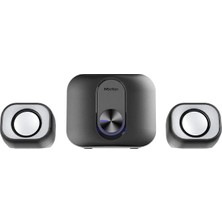 Meetion / SP2110 / Siyah / Ofis Hoparlörü / Bluetooth + 2.1 Ses Sistemi / 3.5mm + USB Bağlantı