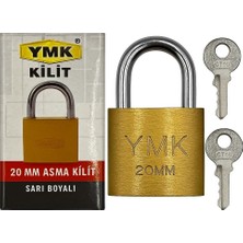 Yuma Ymk Asma Kilit, Sağlam Döküm Gövdeli, Yedek Anahtarlı, Yüksek Güvenlikli, Paslanmaz Çelik Kulplu, Korozyon Dirençli, Kapı, Depo, Dolap ve Bahçe K