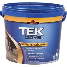 Süper Plastik Mat Düz Iç Cephe Boyası Siyah 10 kg (6 L)