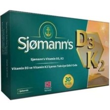 's D3 ve Vitamin K2 Içeren Takviye Edici Gıda 30 Adet Çiğnenebilir Jel Form