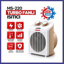 Bezos Turbo Fanlı Elektrikli Sıcak ve Soğuk Isıtıcı - 3 Kademe Mrl