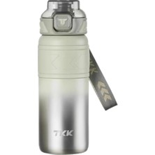 Tkk 500ML Filtreli Pipetli/pipetsiz Kullanım Askılı Paslanmaz Çelik Termos Matara