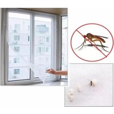 Sineklik Yıkanabilir Pencere Sinekliği Cırt Bantlı Yapışkanlı 130CM x 150CM-SWATTER-WINDOWS