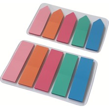 Sticky Notes Şeffaf Renkli Yapışkan Not Kağıtları Film Indeks (Renk 1)
