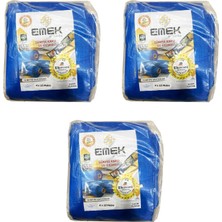 Emek Çadır Kumaşı Branda Tente Uv Güneşlik Gölgelik Koruma Yağmur Su Geçirmez - 4X10 Metre - 3 Paket