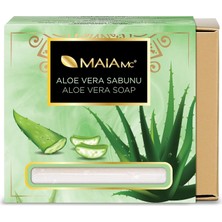 Aloe Vera Sabunu - Tüm Cilt Tipleri Için Vegan Duş Sabunu - Katı Duş Jeli ve Katı Şampuan Olarak Doğal Sabun -Premium Soap Bar (150G)