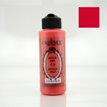 Metalik Boya, Kırmızı, 120ML