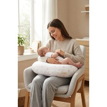 Bebek Emzirme ve Destek Minderi Yıkanabilir Kılıf Pink Heart