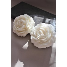 Bottiko BOTTIKO%100 Soya Wax Şakayık Set 2'li Beyaz