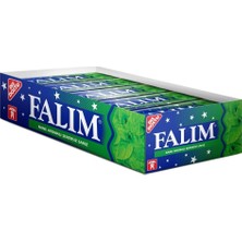 Falim Şekersiz Sakız Nane Aromalı 5'li 7 G x 20 Adet