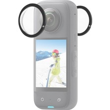 INSTA360 X3 Için Çift Lens Koruyucuları Pc Koruyucu Kapak Yapışkan Lens Koruyucu Insta 360 X3 Panoramik Lens Aksesuarları