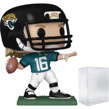 Futbol: Jaguars - Trevor Lawrence Funko Vinil Figür (Uyumlu Kutu Koruyucu Kılıf ile Paketlenmiştir), Çok Renkli, 9,5 cm