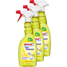 Banyo Yüzey Temizleyici, Kir ve Kireç Çözücü Sprey, Limon Kokulu, 750 Ml, 3 Adet