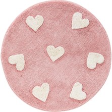 El Dokuma Kalp Alan Halı 88,9 Cm, Yatak Odası, Oturma Odası, Mutfak, Çocuk Oyun Odası Dekoru Için Mükemmel, Funky Sevimli Kaymaz Yıkanabilir Banyo Hal