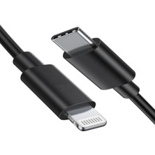 Type-C To Lightning Telefon Şarj ve Data Aktarım Kablosu Kaliteli Malzeme Naylon Örgü Tekniği 1 Metre USB C To Lightning Kablo (CB1016)