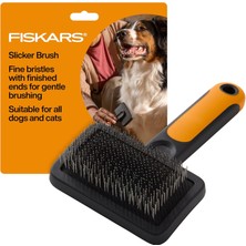 Pet Slicker Fırça, Kedi ve Köpek Fırçası Dökülme Için, Ince Kıllar ve Yumuşak Tutamak Nazik Bakım ve Deshedding Için, Kedi ve Köpek Malzemeleri, 16,5