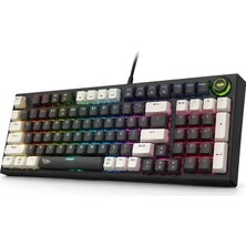 Kablolu Rgb Mekanik Gaming Klavye, Türkçe Q, Blue Switch Kb-11
