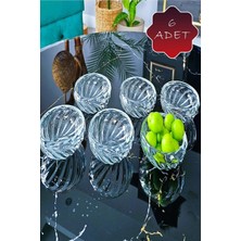 6'li Cam Lokumluk, Sosluk, Reçellik, Sunumluk Kase 100 ml MIT1174
