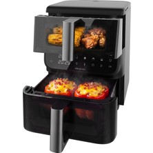 Cecofry Duolevel 10000 Duosize Window Çift Hazneli Airfryer Fritöz