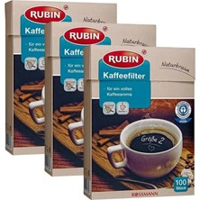 Kahve Filtresi 2 Numara (Küçük Boy) Naturel Kağıt 300 Adet