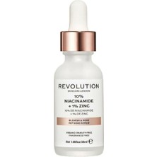 Skincare Cilt Serumu, %10 Niacinamide + %1 Çinko, 30 Ml, Yağ Oranı Düzenleyici, Gözenek Sıkılaştırıcı