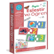 Dıy Toy Dıytoy 40 Parça Sayıları Eşleştir Öğren Eğitici Yapboz