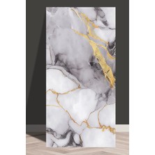 Tetik 10 Adet 60X30 Kendinden Yapışkanlı Pvc Duvar Paneli, Gri, 30 x 61, MR1401