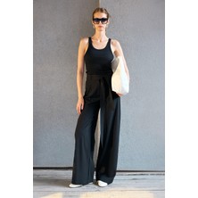 Touche Prive Keten Wide Leg Pantolon