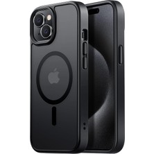 Telefon 15 Telefon Kılıfı ile Uyumlu Magsafe 10FT Düşmeye Dayanıklı Mat Cilt Hissetme Arka Kapak Alüminyum Alaşımlı Anahtarlar Telefon 15 Kılıflar Içi