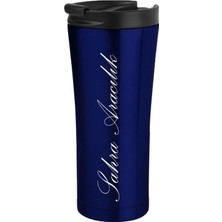 Tusah Mavi Termos Mug 500 ml Kişiye Özel Tek Ebat Mavi