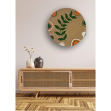 Duvar Süsü, Duvar Tabağı, Jüt Dekor, Afrika, Bohem, Çok Renkli-2 35 x 35