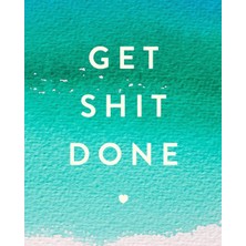 Get Shit Done: Bullet Grid Journal, 150 Dot Grid Pages, 8X10, Professionally Designed